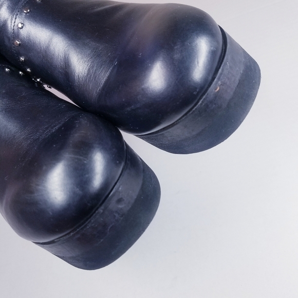 🌸 Thakoon | Moto Leather Platform Boots 41 - Picture 5 of 14